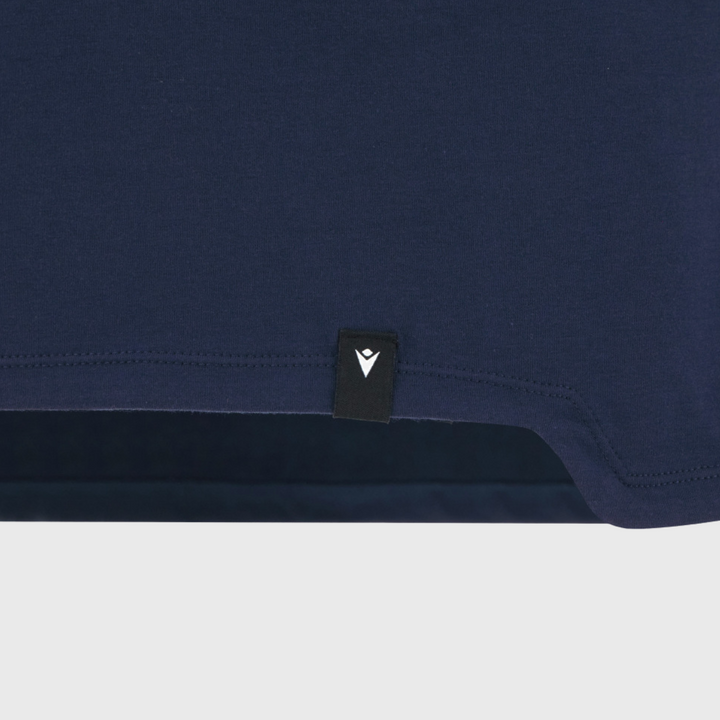 Macron Edinburgh Rugby Cotton Tee Navy 2025/26