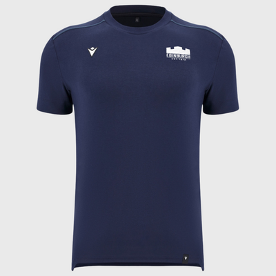 Macron Edinburgh Rugby Cotton Tee Navy 2025/26