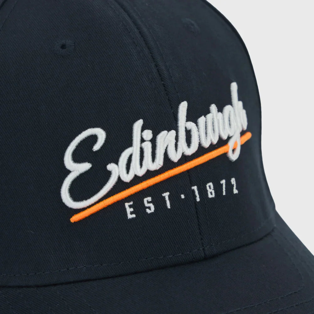 Macron Edinburgh Rugby Curved Visor Cap 2025/26 - Rugbystuff.com