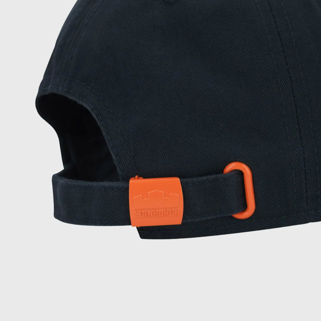Macron Edinburgh Rugby Curved Visor Cap 2025/26 - Rugbystuff.com