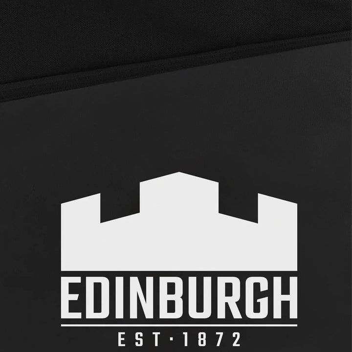 Macron Edinburgh Rugby Holdall Gym Bag Black - Rugbystuff.com