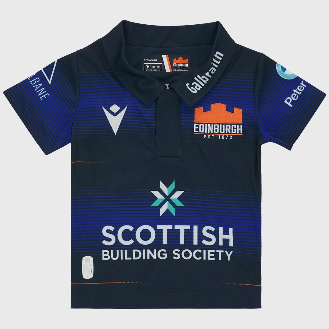 Macron Edinburgh Rugby Baby Home Replica Shirt 2023/24 - Rugbystuff.com