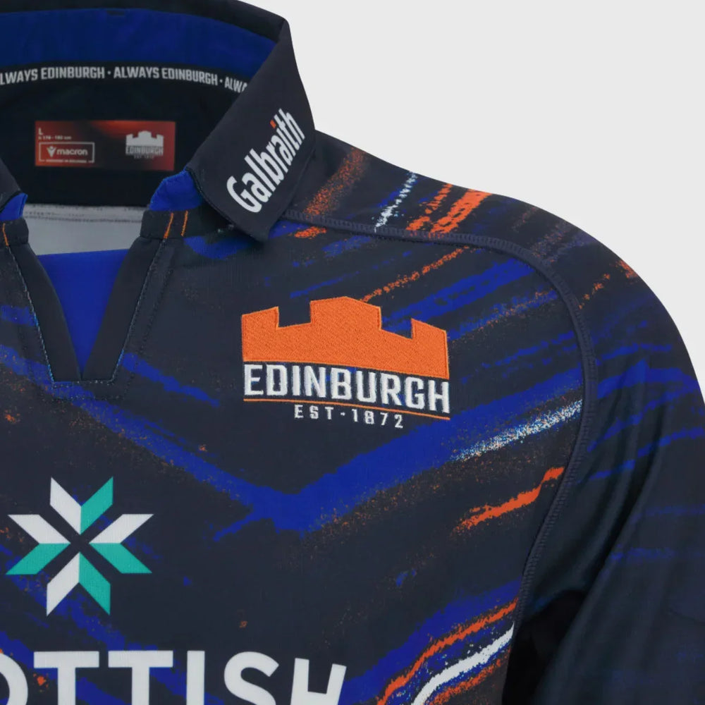 Macron Edinburgh Home Replica Rugby Shirt 2025/26 - Rugbystuff.com
