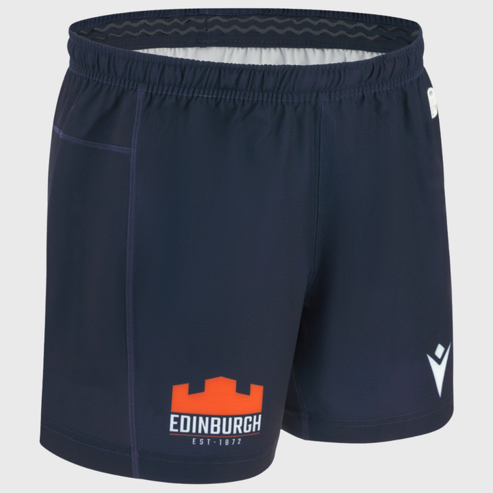 Macron Edinburgh Home Rugby Shorts 2025/26 - Rugbystuff.com