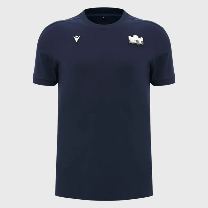 MacronEdinburghRugbyAthleisureCottonTee - Rugbystuff.com