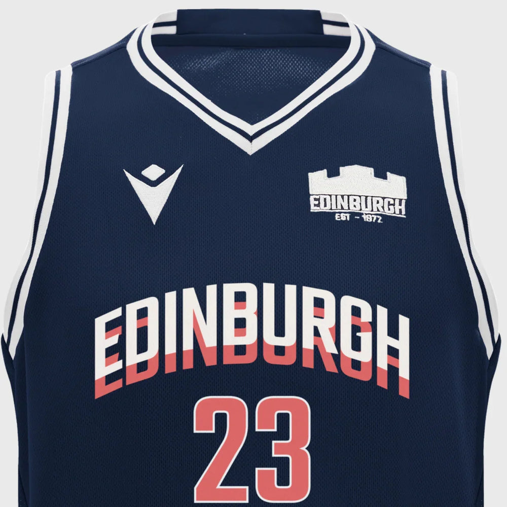 Macron Edinburgh Rugby Basketball Singlet 2025/26 - Rugbystuff.com