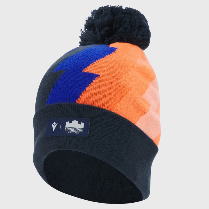 Macron Edinburgh Rugby Bobble Beanie Hat 2025/26