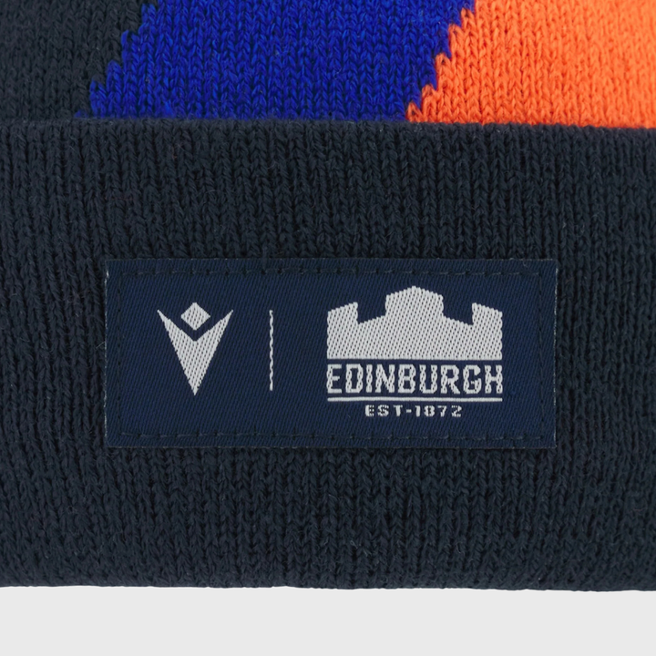 Macron Edinburgh Rugby Bobble Beanie Hat 2025/26