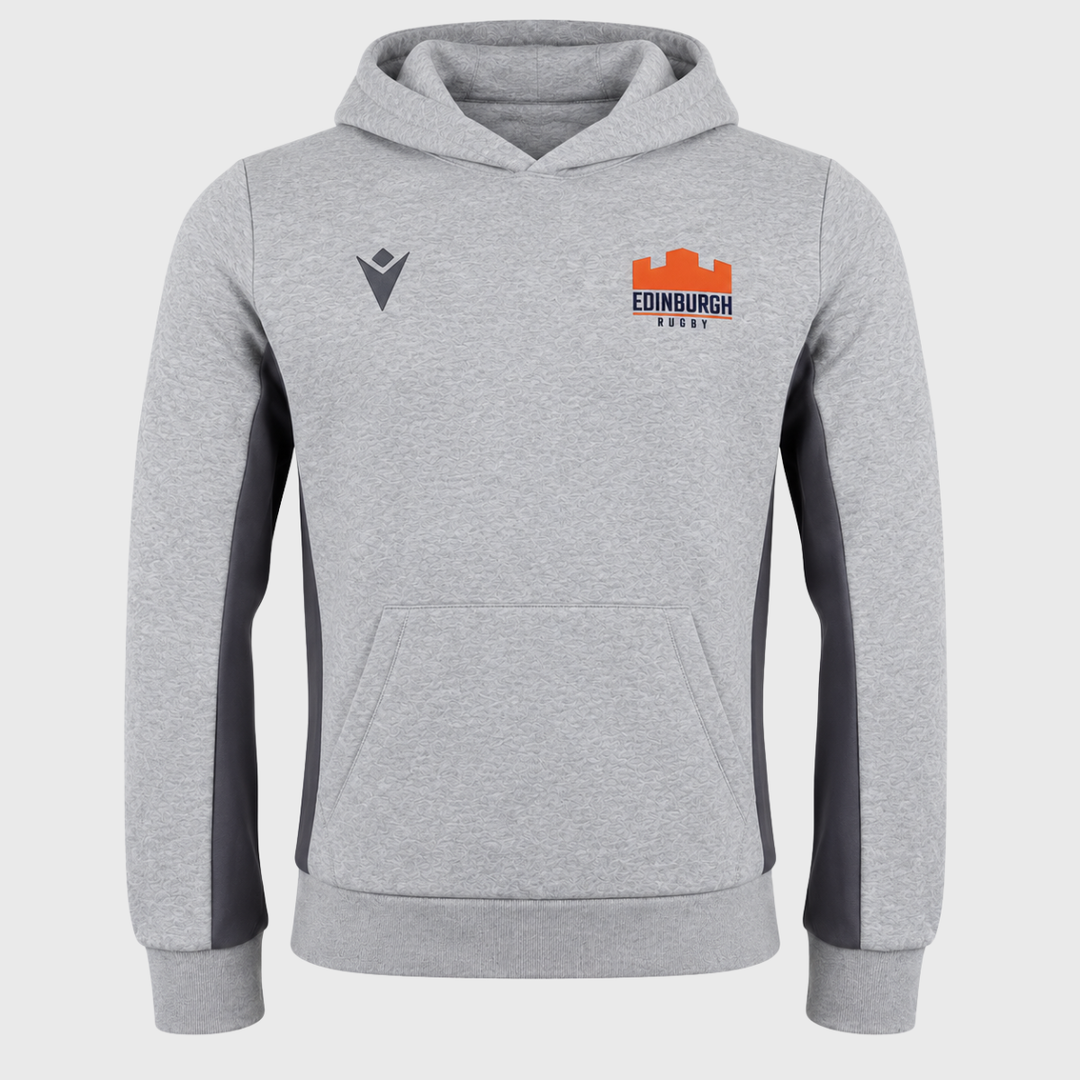 Macron Edinburgh Rugby Kid's Cotton Hoody 2026/27
