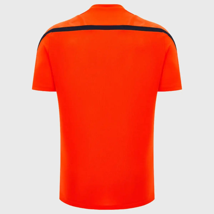 MacronEdinburghRugbyPolyTeeOrange_1 - Rugbystuff.com