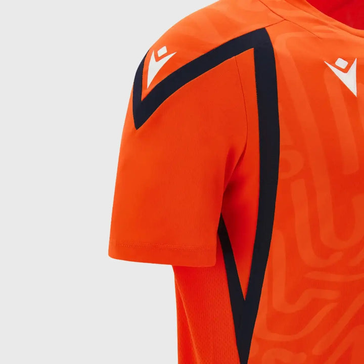 MacronEdinburghRugbyPolyTeeOrange_3 - Rugbystuff.com