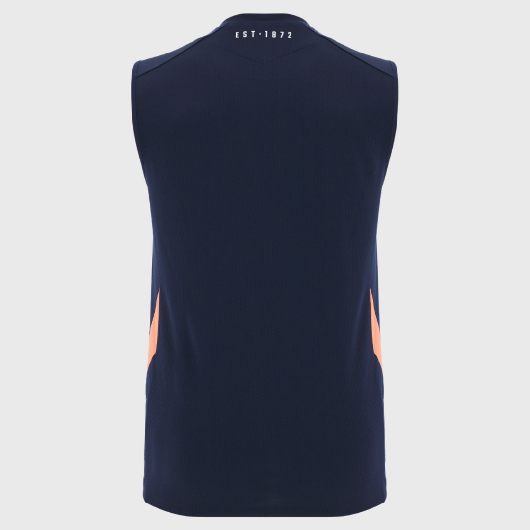 Macron Edinburgh Rugby Sleeveless Poly Tee 2025/26 - Rugbystuff.com