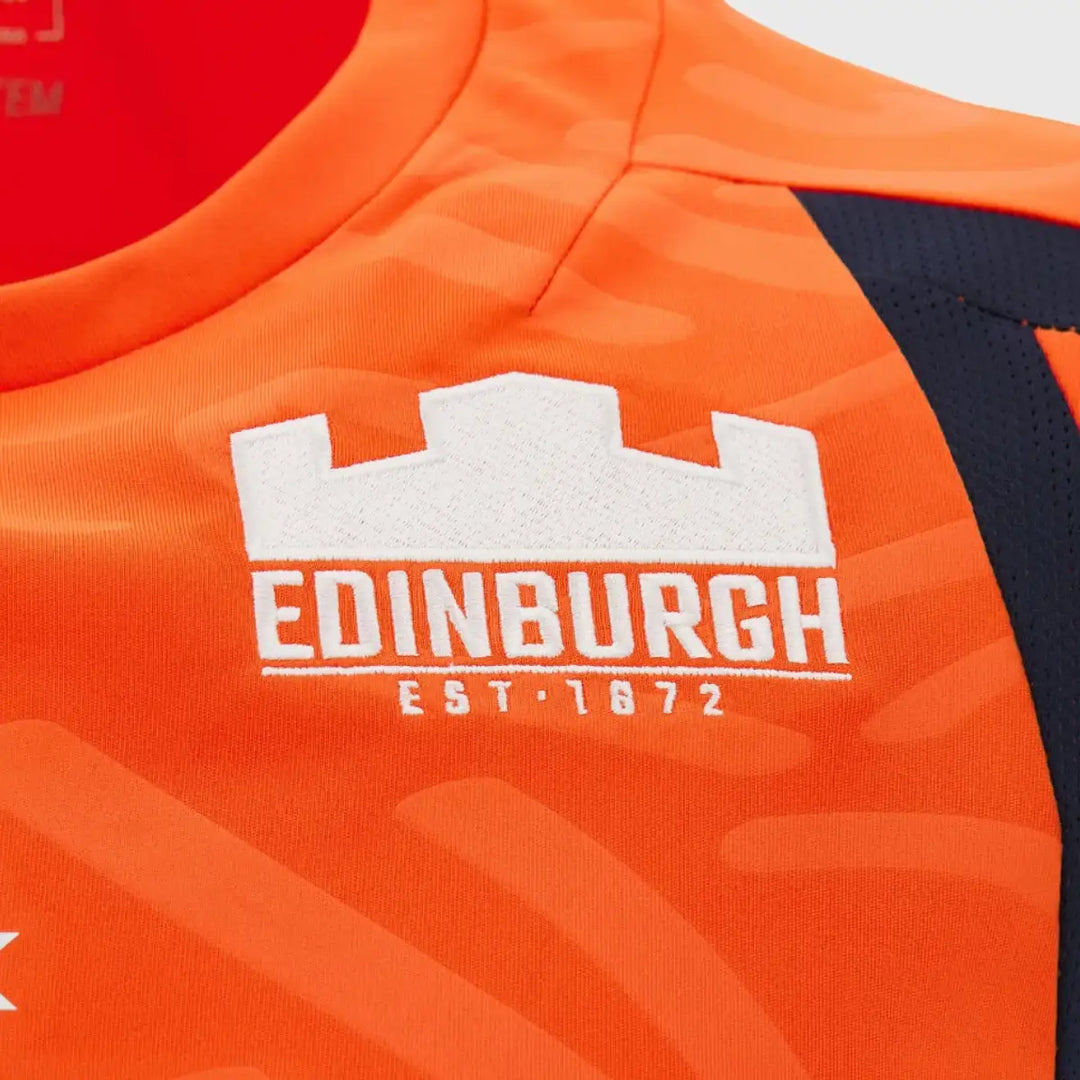 MacronEdinburghRugbySleevelessPolyTeeOrange_1 - Rugbystuff.com