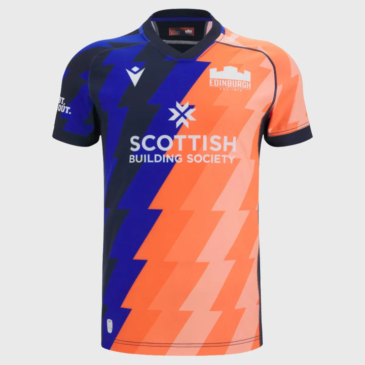 Macron Edinburgh Kid's Training Rugby Shirt 2025/26 - Rugbystuff.com