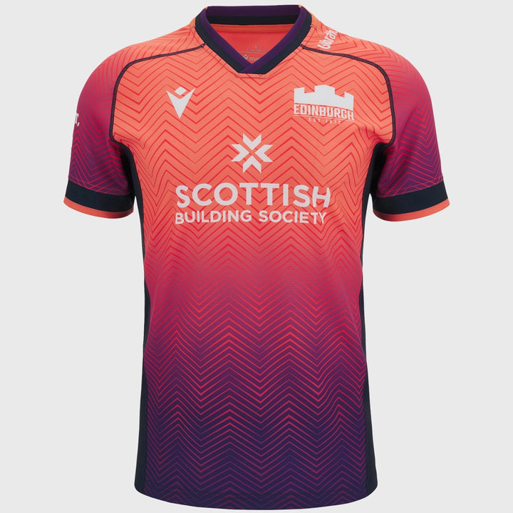 Macron Edinburgh Rugby Kid's Training Shirt 2023/24 - Rugbystuff.com