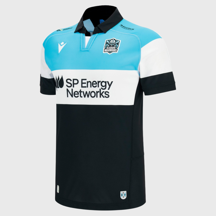 Macron Glasgow Warriors Euro Replica Rugby Shirt 2026/27