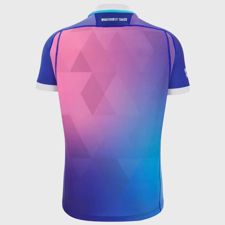 Macron Glasgow Warriors Kid's Training Rugby Shirt 2025/26 - Rugbystuff.com