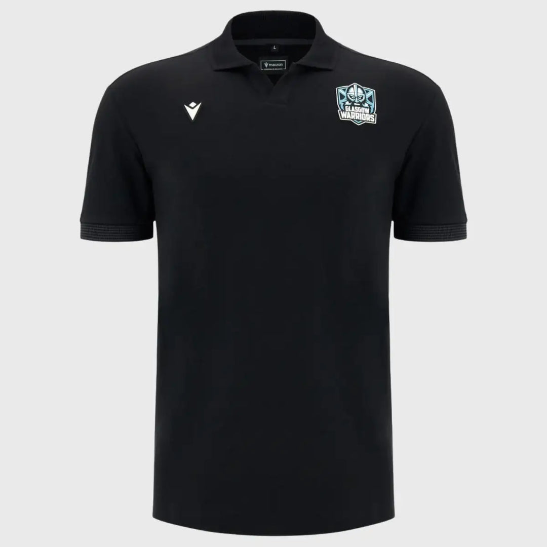 MacronGlasgowWarriorsAthleisureCottonPolo202627 - Rugbystuff.com
