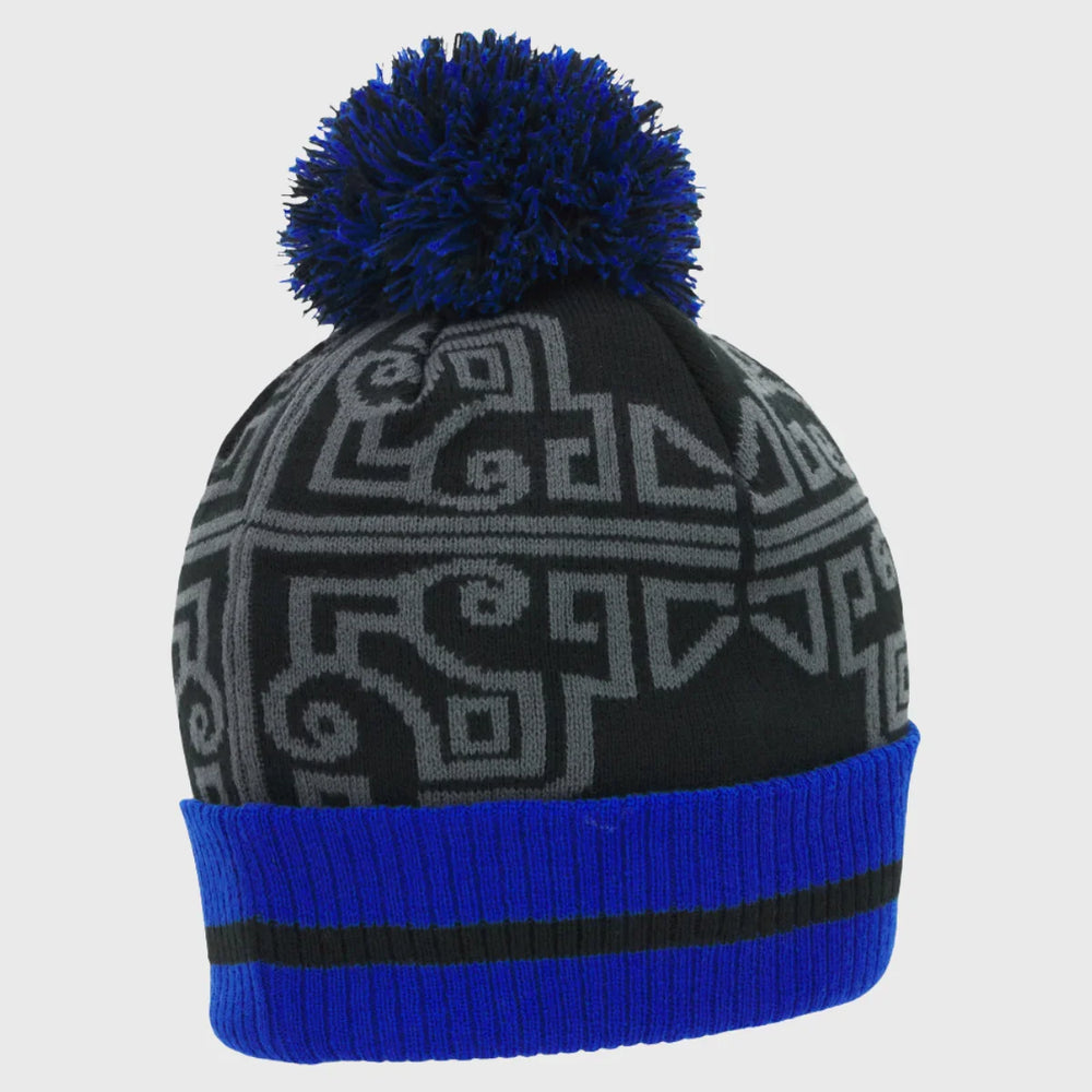 Macron Glasgow Warriors Bobble Beanie Hat 2025/26 - Rugbystuff.com
