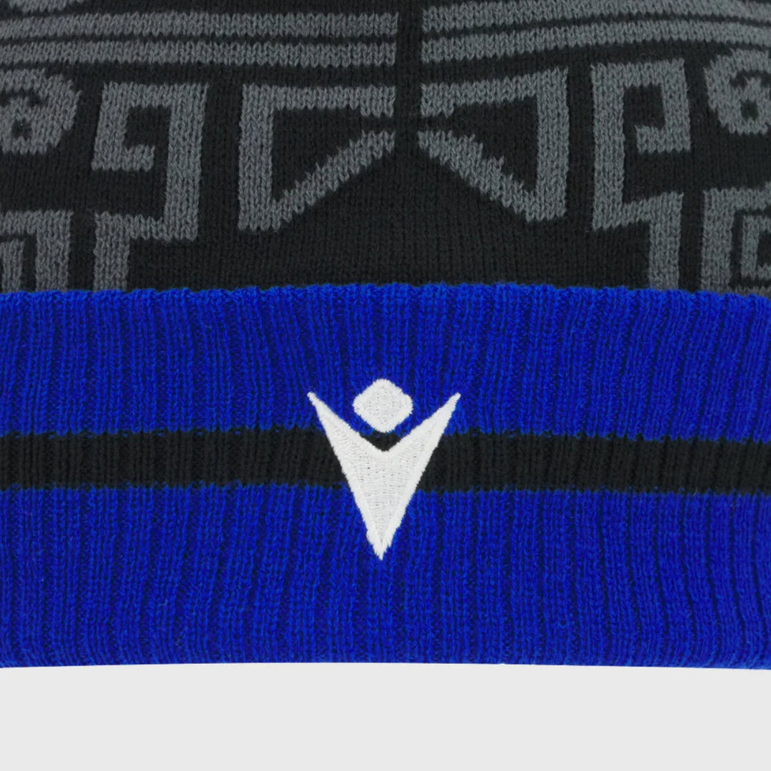 Macron Glasgow Warriors Bobble Beanie Hat 2025/26 - Rugbystuff.com
