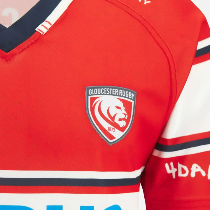 Macron Gloucester 4ED Replica Rugby Shirt 2025/26 - Rugbystuff.com