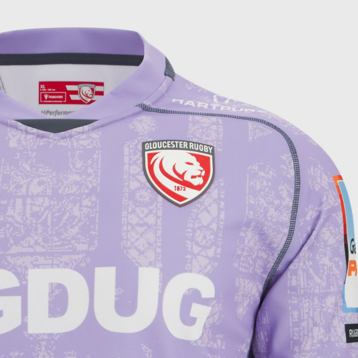 Macron Gloucester Away Replica Rugby Shirt 2025/26 - Rugbystuff.com