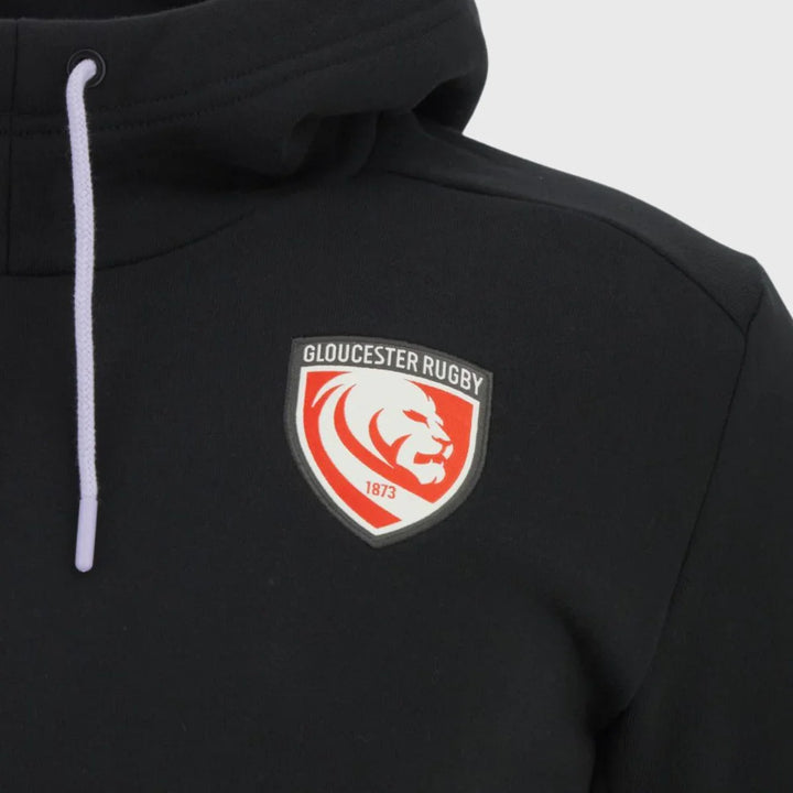 Macron Gloucester Rugby Hoody 2025/26 - Rugbystuff.com