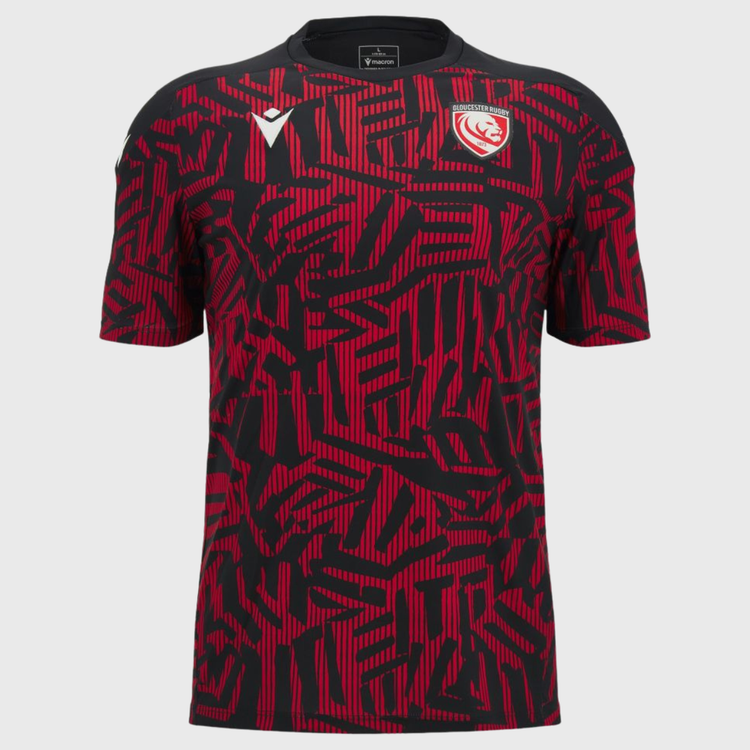 Macron Gloucester Rugby Pre-Match Warm Up Tee 2026/27