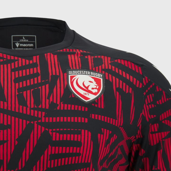 Macron Gloucester Rugby Pre-Match Warm Up Tee 2026/27