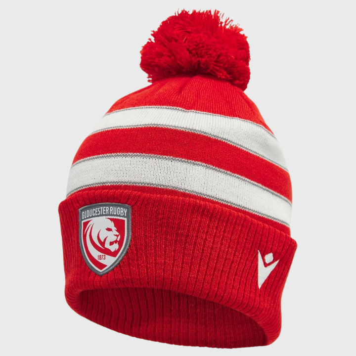 Macron Gloucester Rugby Bobble Beanie Hat 2026/27