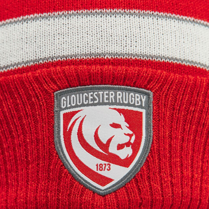 Macron Gloucester Rugby Bobble Beanie Hat 2026/27