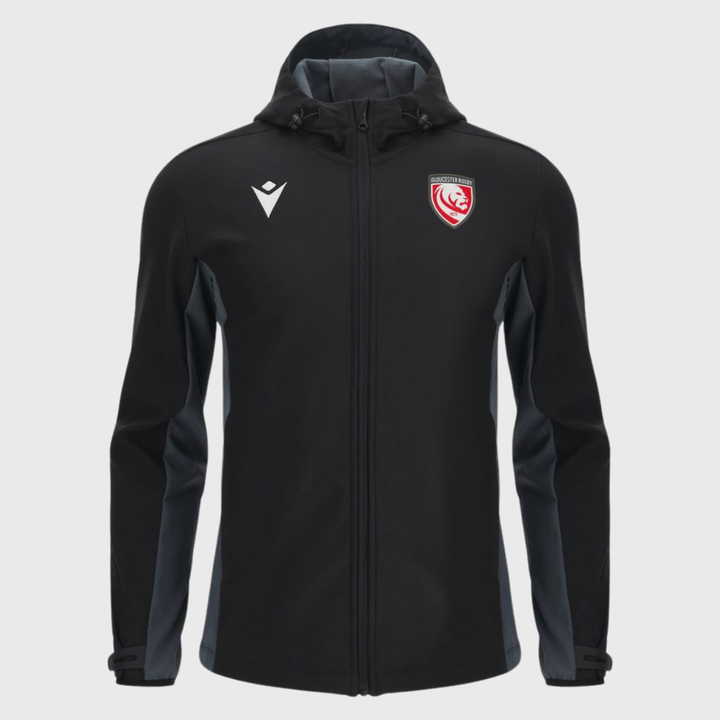 Macron Gloucester Rugby Full Zip Softshell Jacket 2026/27