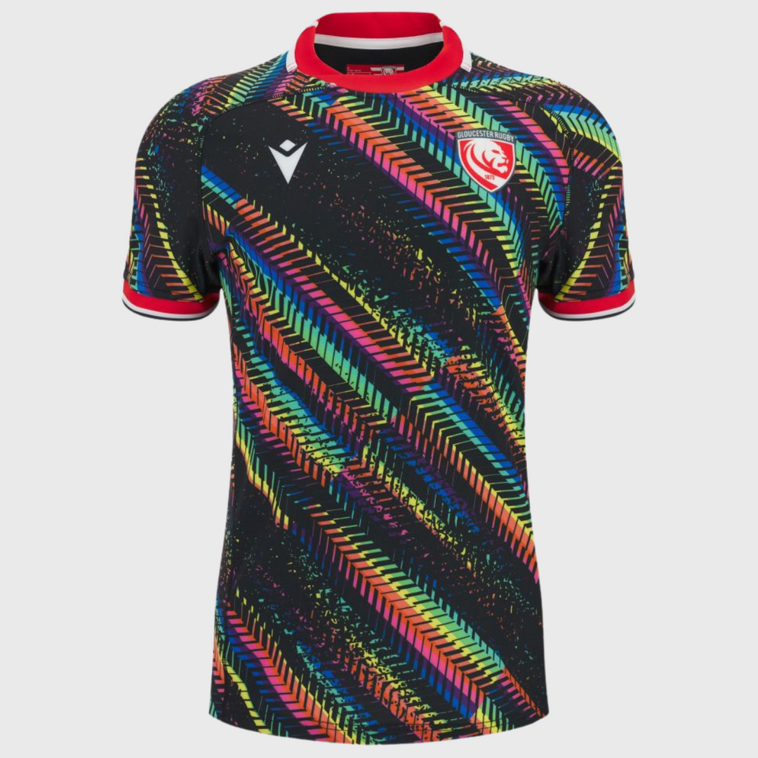 Macron Gloucester Training Rugby Shirt 2025/26 - Rugbystuff.com