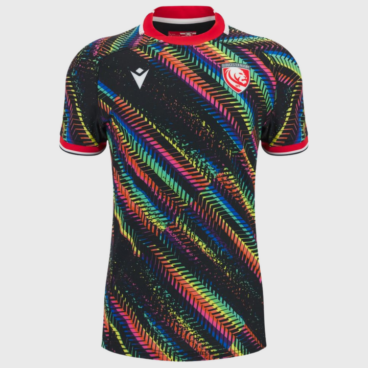 Macron Gloucester Training Rugby Shirt 2025/26 - Rugbystuff.com