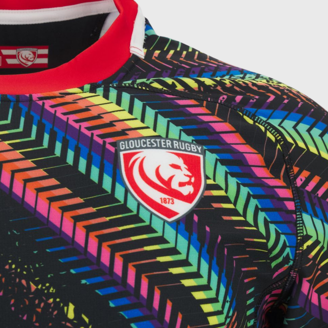Macron Gloucester Training Rugby Shirt 2025/26 - Rugbystuff.com