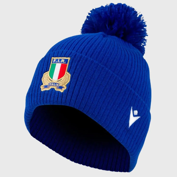 MacronItalyBobbleBeanieHat_86ed3e26-e3df-48eb-9108-f475b6752f76 - Rugbystuff.com