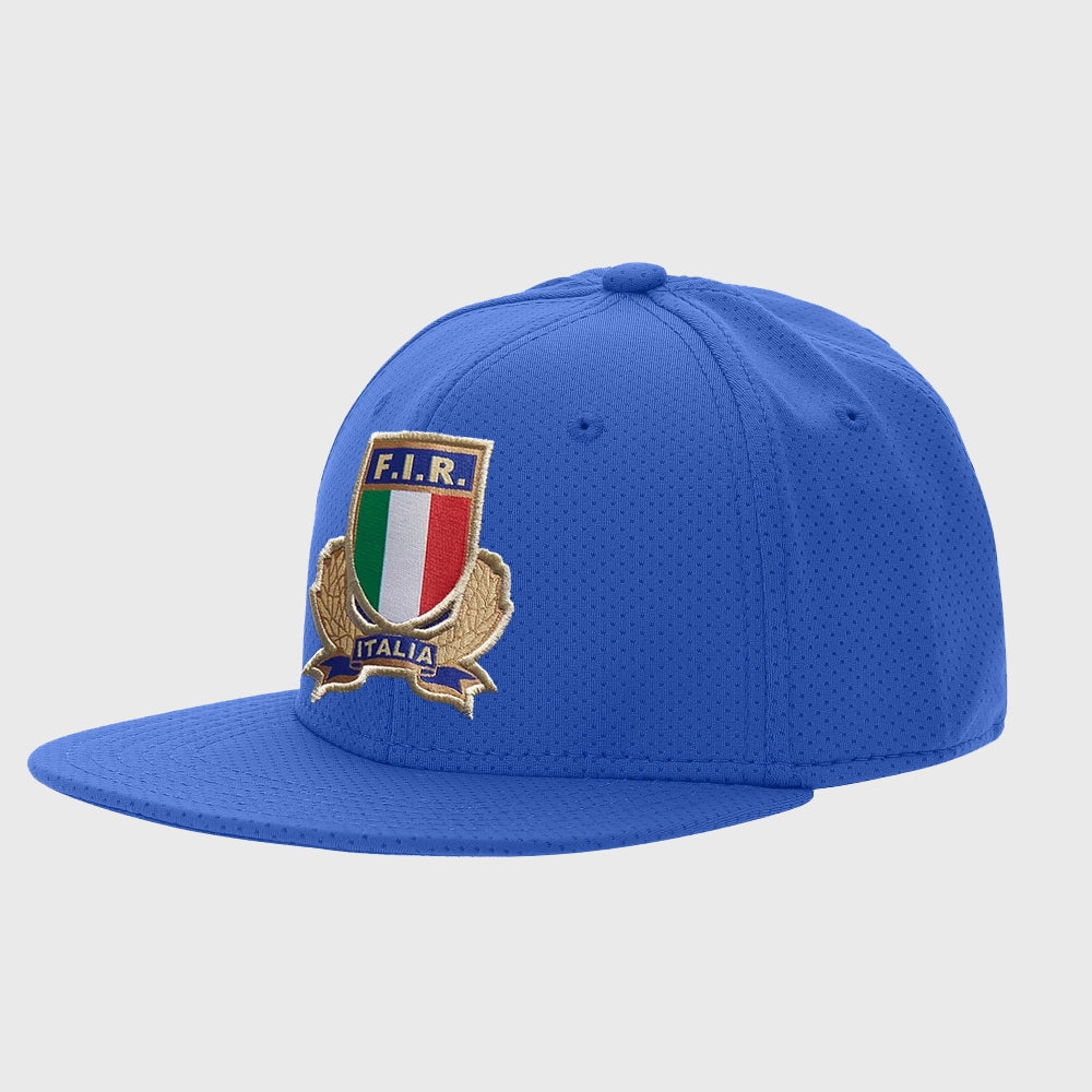 Macron Italy Rugby Cap Azzurri Blue 2023/24 - Rugbystuff.com