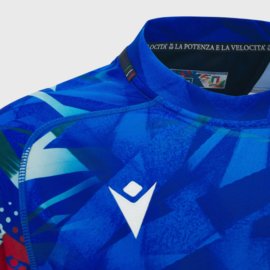 Macron Italy Men's Home Replica Rugby Shirt 2026/27