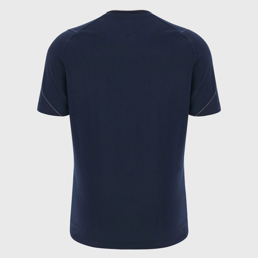 Macron Italy Rugby World Cup 2023 Short Sleeve Cotton Tee - Rugbystuff.com