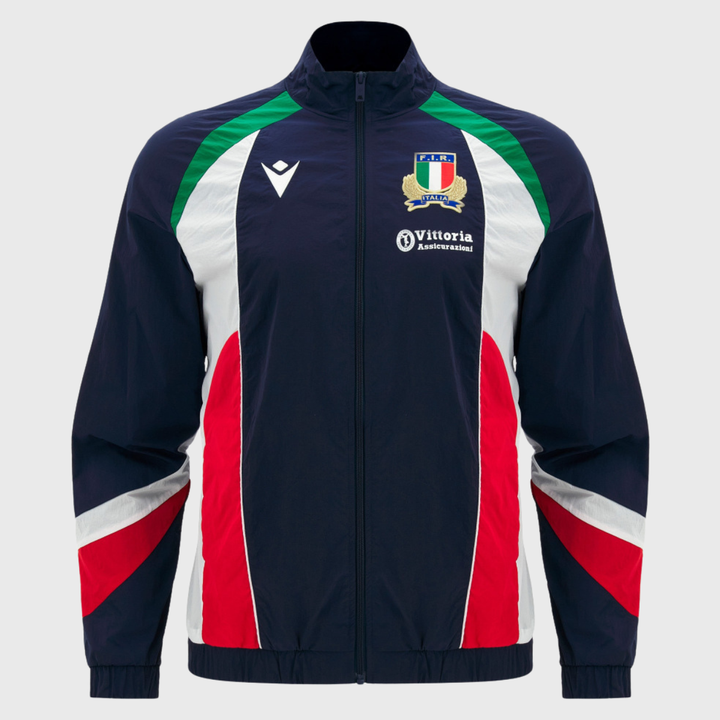 Macron Italy Rugby Warm Up Heritage Jacket 2026/27