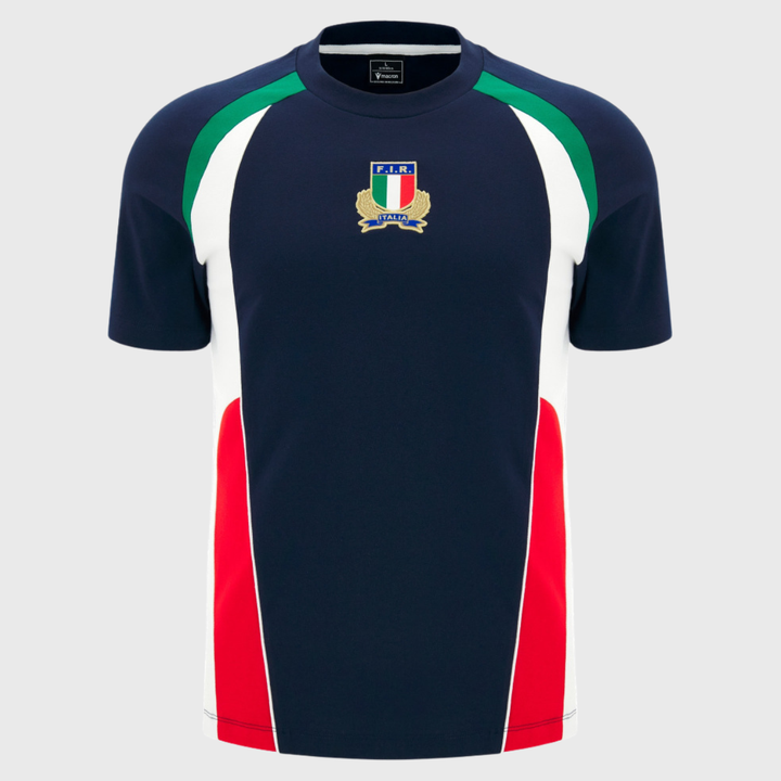 Macron Italy Rugby Heritage Cotton Tee 2026/27