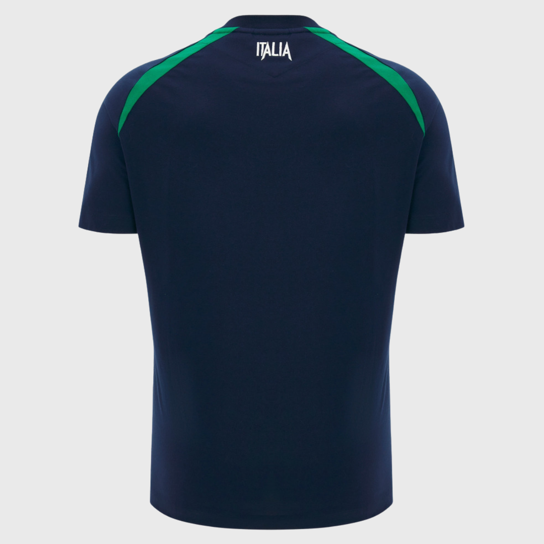 Macron Italy Rugby Heritage Cotton Tee 2026/27