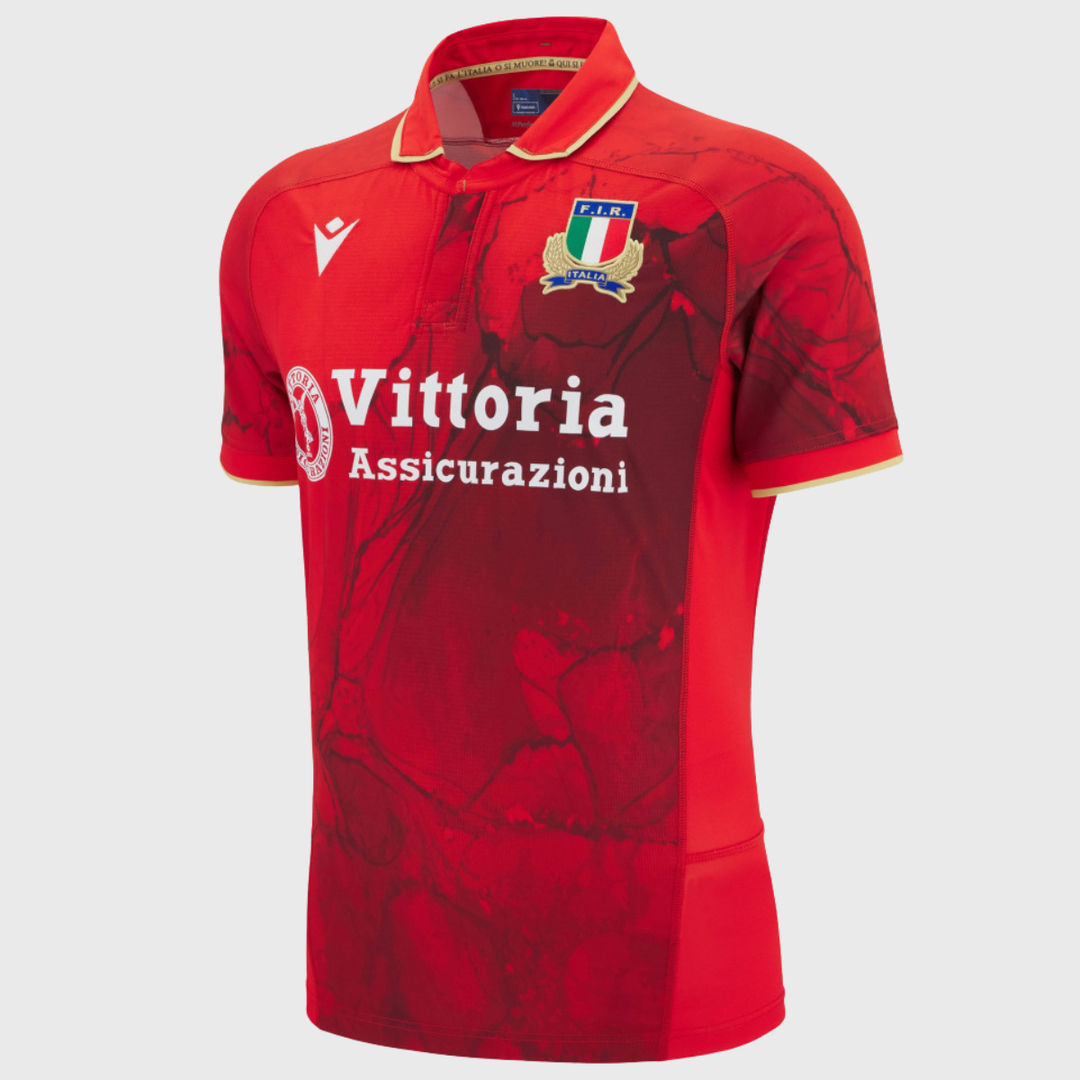 Macron Italy Third Slim Fit Rugby Shirt 2025/26 - Rugbystuff.com