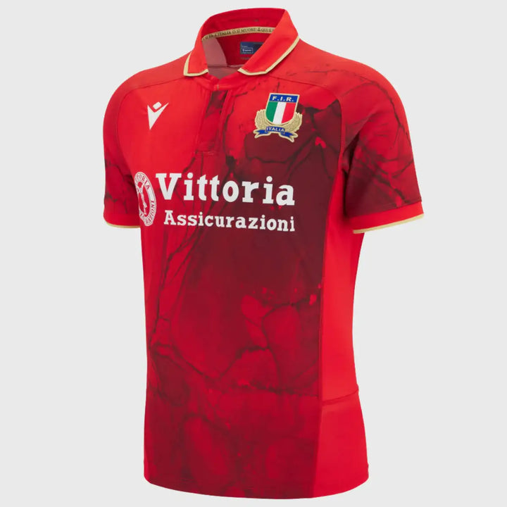 Macron Italy Third Slim Fit Rugby Shirt 2025/26 - Rugbystuff.com