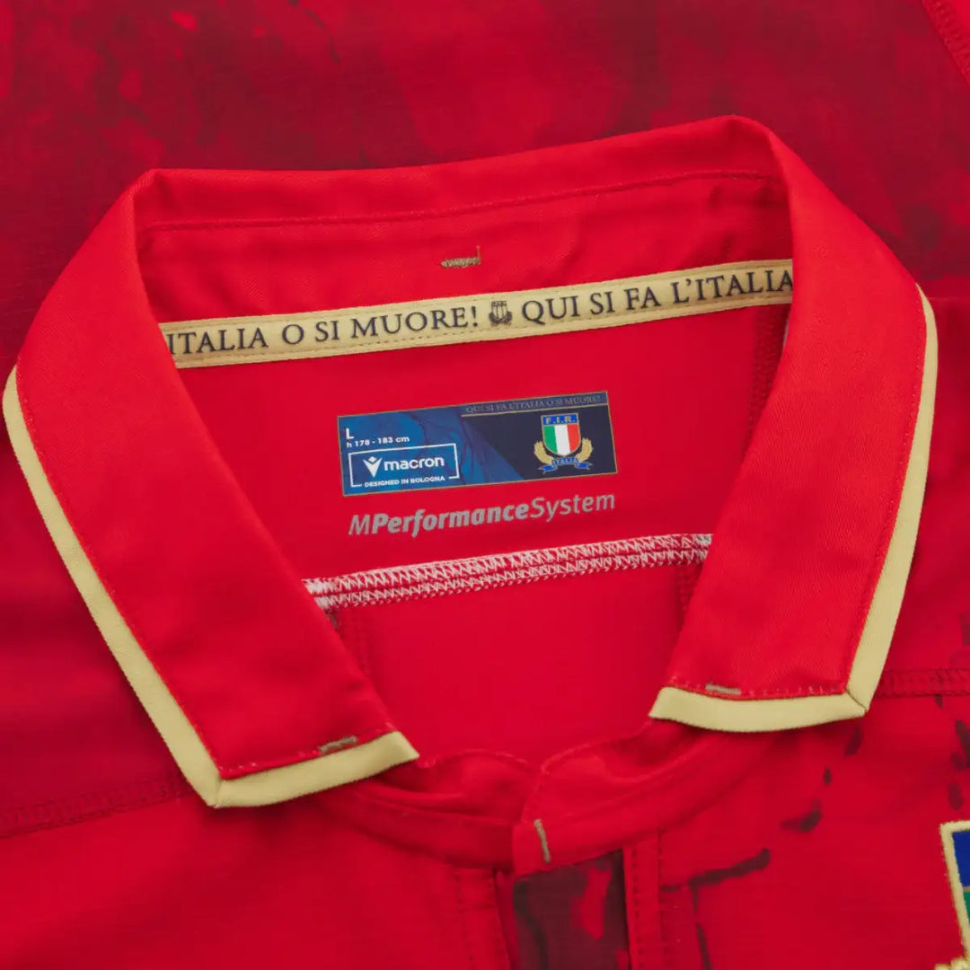 Macron Italy Third Slim Fit Rugby Shirt 2025/26 - Rugbystuff.com