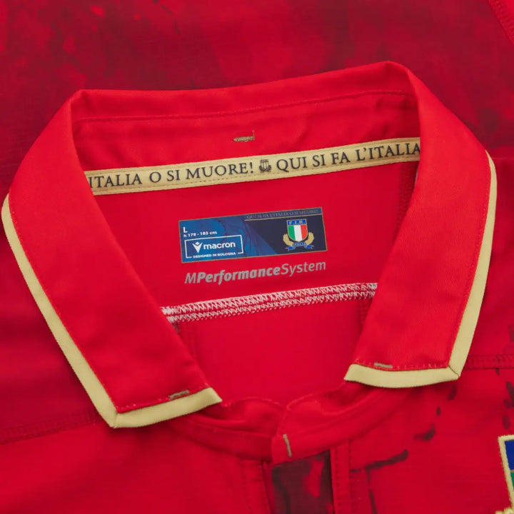 Macron Italy Third Slim Fit Rugby Shirt 2025/26 - Rugbystuff.com