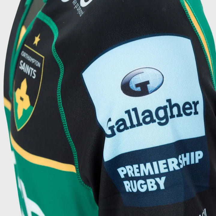 Macron Northampton Saints Home Slim Fit Rugby Shirt 2024/25 - Rugbystuff.com