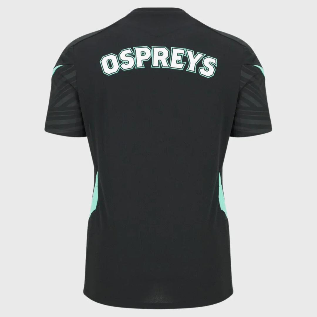 Macron Ospreys Poly Tee 2025/26 - Rugbystuff.com