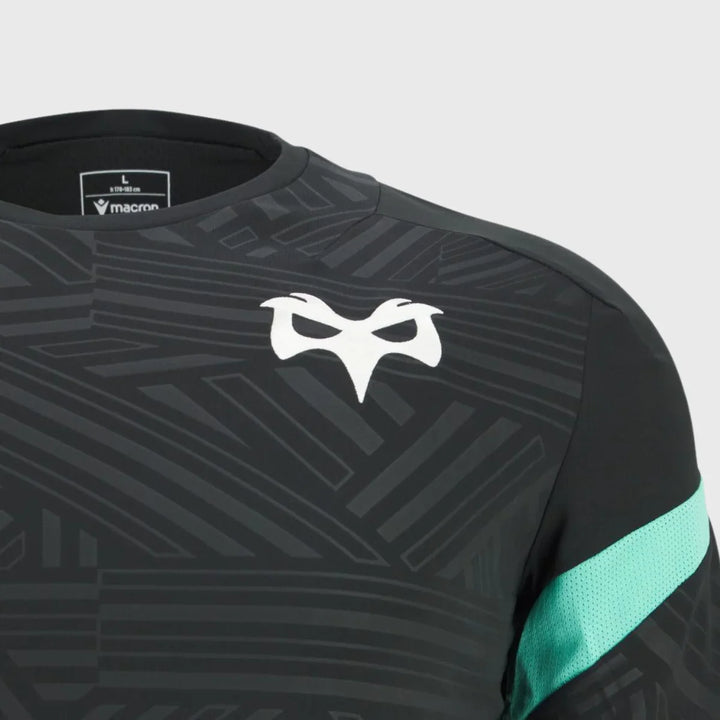 Macron Ospreys Poly Tee 2025/26 - Rugbystuff.com