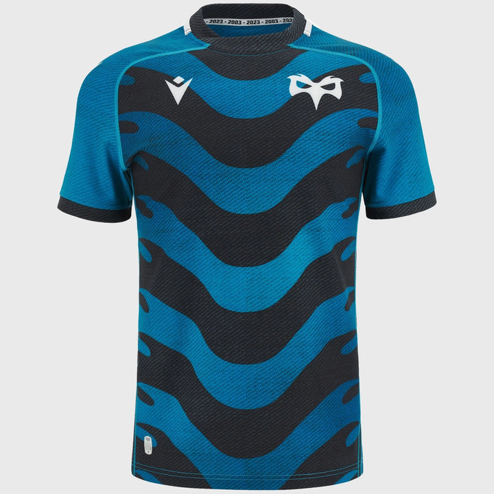 Macron Ospreys Training Rugby Jersey 2023/24 - Rugbystuff.com